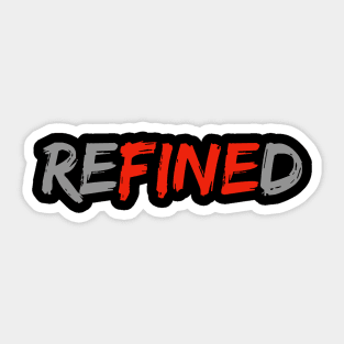 Refined Sticker